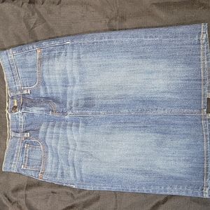 Old Navy Blue Denim Skirt